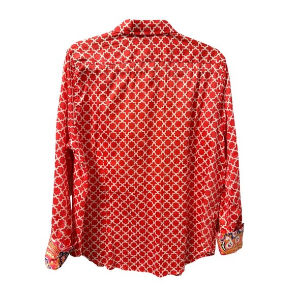 Ruby Rd. Wrinkle Resistant Button-Up Shirt Size 16 100% Cotton multi white blous - Picture 11 of 12